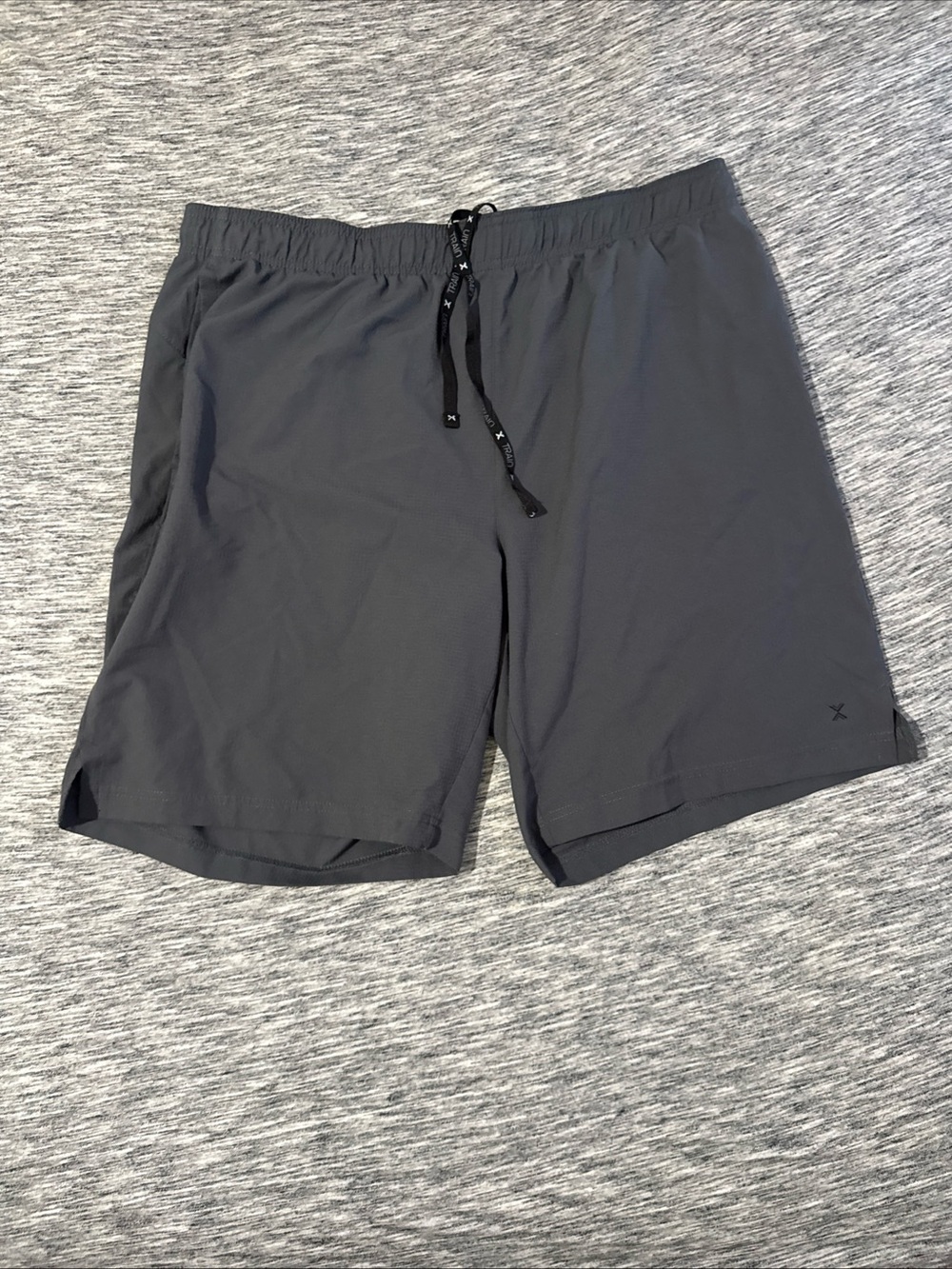 Xersion Charcoal Black Athletic Drawstring Shorts